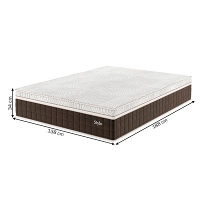 Colchão Casal Stylo Capuccino - Vian