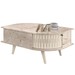 Mesa de Centro Indianápolis 2 Portas Calacata/Off White - Madetec