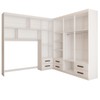 Guarda-Roupa Casal Paradise 10 Portas 6 Gavetas com Espelho Branco - Panorama Móveis