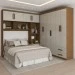 Guarda-Roupa Casal Modulado Paradise 10 Portas 6 gavetas freijó/Off White - Panorama Móveis