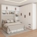 Guarda-Roupa Casal Modulado Paradise 10 Portas 6 gavetas branco - Panorama Móveis