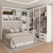 Guarda-Roupa Casal Modulado Paradise 10 Portas 6 gavetas branco - Panorama Móveis