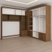 Guarda-Roupa Casal Modulado com Cama Paradise 10 Portas com Espelho 6 gavetas freijó - Panorama Móveis