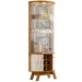 Cristaleira Marina 4 Portas Naturale/Off White - Madetec