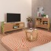 Sala de Estar Completa para TV Até 65 Polegadas Carvalho/Terracota - Pnr Móveis