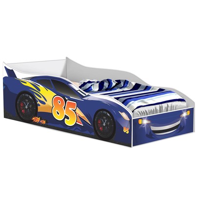 Cama Infantil Carro Blue 1106 - Gabrielli Móveis