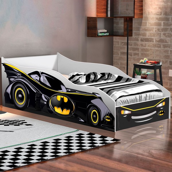 Cama Infantil Carro Black 1109 - Gabrielli Móveis