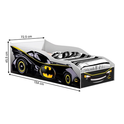 Cama Infantil Carro Black 1109 - Gabrielli Móveis