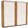Guarda Roupa Casal Coimbra 2 Portas 6 Gavetas Freijó/Off White - Politorno Móveis