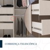 Guarda Roupa Casal Coimbra 2 Portas 6 Gavetas Freijó/Off White - Politorno Móveis