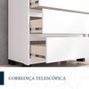 Cômoda Coimbra 5 Gavetas Branca - Politorno Móveis