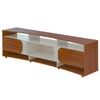 Rack para TV Até 86 Polegadas Seleto 2 Portas Cedro/Off White - Pnr Móveis