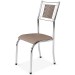 Kit 2 Cadeiras Belize Cromado/Bege 11423 - Wj Design