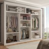 Guarda-Roupa Casal Melissa 3 Portas com Espelho Branco - Panorama Móveis