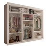 Guarda-Roupa Casal Melissa 3 Portas com Espelho Branco - Panorama Móveis