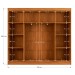 Guarda-Roupa Casal Ele e Ela 8 Portas 8 Prateleiras Cinamomo/Off White - Panorama Móveis