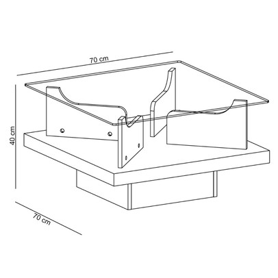 Sala de Estar Completa para TV Até 75 Polegadas Clara Pinho/Off White - Pnr Móveis