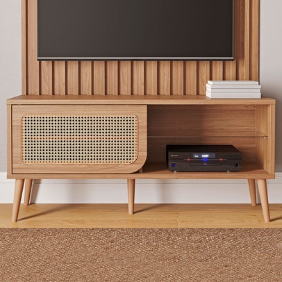 Rack para TV Até 55 Polegadas 1 Porta Freijó Tb312 Jj - Dalla Costa