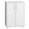 Armário de Cozinha 2 Portas 1 Prateleira Branco 328 - Pnr Móveis