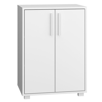 Armário de Cozinha 2 Portas 1 Prateleira Branco 328 - Pnr Móveis