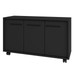 Rack para TV Até 40 Polegadas 3 Portas Preto 370 - Pnr Móveis