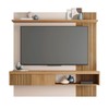 Painel para TV Até 65 Polegadas 1 Porta Ripado Jade Off White/Buriti - Caemmun