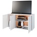 Rack para TV Até 40 Polegadas 3 Portas Branco 725 - Pnr Móveis