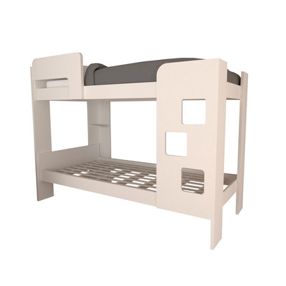 Beliche Escadinha 1 Prateleira 100% Mdf Grade de Proteção Branco - Panorama Móveis