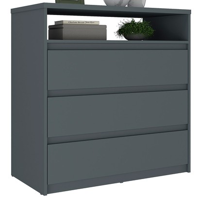 Cômoda Gales 3 Gavetas 100% Mdf Grafitto - Mambel