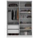 Guarda-Roupa Solteiro Logan 4 Portas 2 Gavetas 100% Mdf Olmo - Mambel