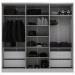 Guarda-Roupa Casal Logan 6 Portas 4 Gavetas 100% Mdf Olmo - Mambel