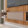 Painel para TV Até 70 Polegadas Boreal 1 Porta Buriti/Cacao - Caemmun