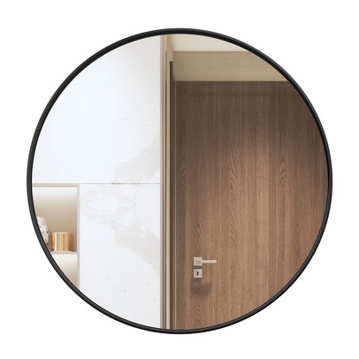 Espelho Decorativo Alamanda 50cm Preto - Jb Bechara