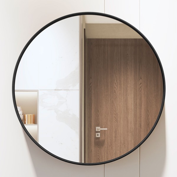 Espelho Decorativo Alamanda 50cm Preto - Jb Bechara