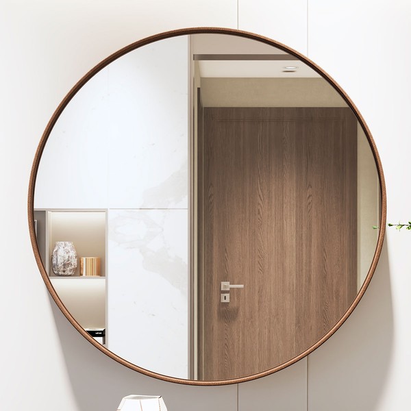 Espelho Decorativo Alamanda 60cm Castanho - Jb Bechara