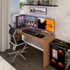 Mesa Gamer Battlestation Avelã/Avelã Tx - Panorama Móveis