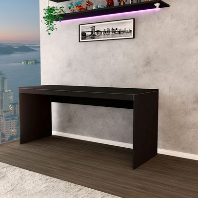 Mesa Gamer Battlestation Onix Tx - Panorama Móveis