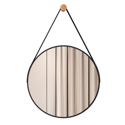 Espelho Decorativo Castanheira 50cm Preto - Jb Bechara