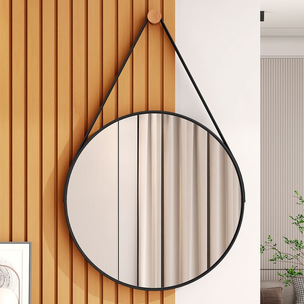 Espelho Decorativo Castanheira 60cm Preto - Jb Bechara