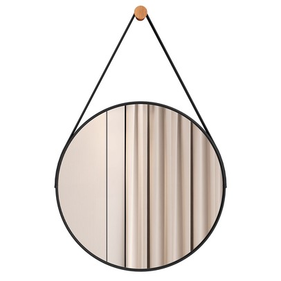 Espelho Decorativo Castanheira 60cm Preto - Jb Bechara