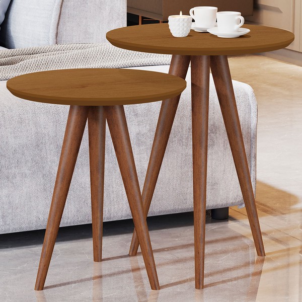 Kit 2 Mesas de Canto Nature 8003 - Jb Bechara