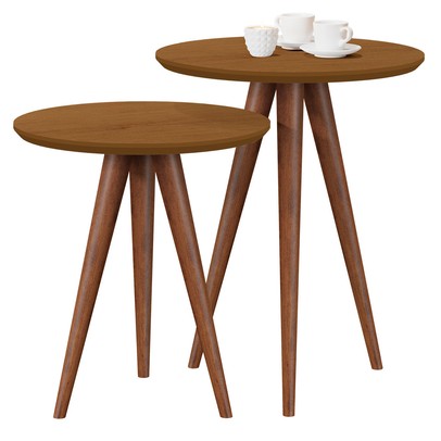 Kit 2 Mesas de Canto Nature 8003 - Jb Bechara