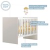 Quarto de Bebê Completo Life 100% Mdf 3 Portas 6 Gavetas Branco 2274 - Tigus Baby