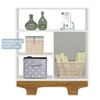 Quarto de Bebê Completo Flocos 100% Mdf 1 Porta Branco/Ypê 4104 - Tigus Baby