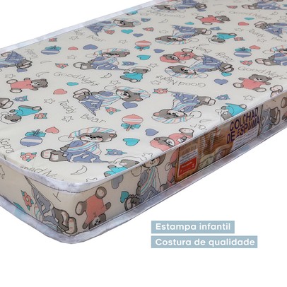 Quarto de Bebê Completo Life 100% Mdf 3 Portas 6 Gavetas Branco/Ypê 4109 - Tigus Baby