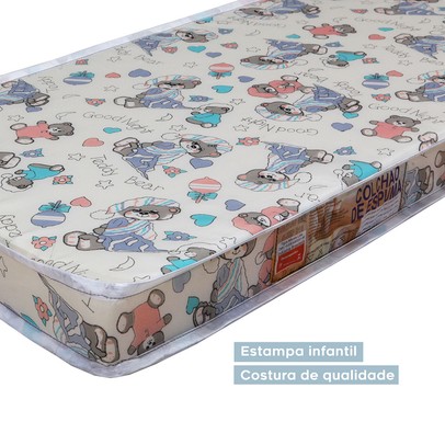 Quarto de Bebê Completo Life 100% Mdf 3 Portas 6 Gavetas Branco 4110 - Tigus Baby