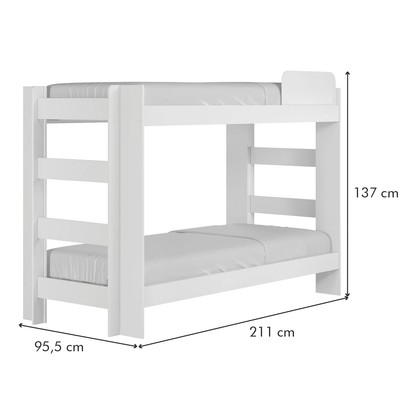 Beliche Flórida 100% Mdf Branco 4846 - Tigus Baby