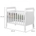 Berço Mini Cama 3 em 1 Soninho 100% Mdf Branco 4850 - Tigus Baby