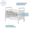 Berço Mini Cama 3 em 1 Soninho 100% Mdf Branco 4850 - Tigus Baby