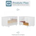 Quarto de Bebê Completo Lara 100% Mdf 3 Portas 2 Gavetas Branco 5354 - Tigus Baby